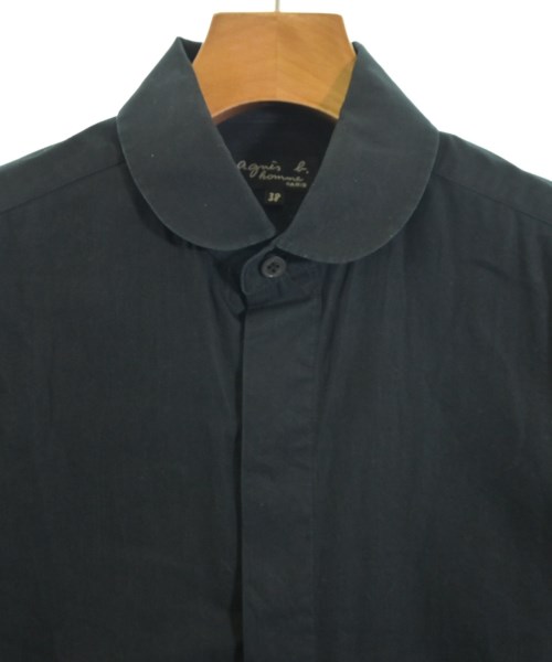 Agnes b. homme（アニエスベーオム）カジュアルシャツ 黒 サイズ:38(M位) メンズ/2200663011070