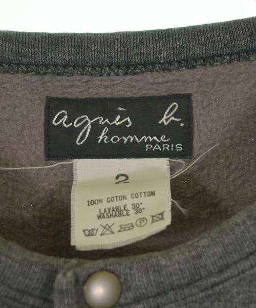 Agnes b. homme（アニエスベーオム）スウェット グレー サイズ:2(M位) メンズ/2200666438058