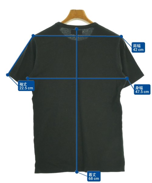 Agnes b. homme（アニエスベーオム）Tシャツ・カットソー 黒 サイズ:1(S位) メンズ/2200666957047