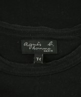 Agnes b. homme（アニエスベーオム）Tシャツ・カットソー 黒 サイズ:1(S位) メンズ/2200666957047