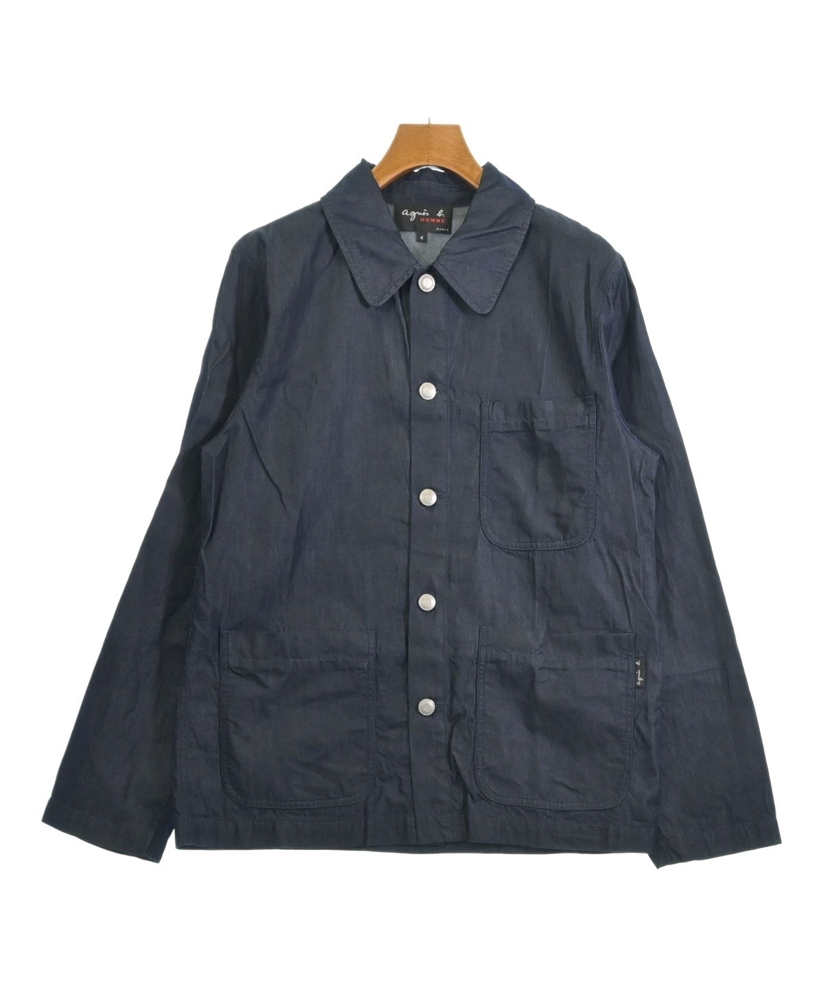 Agnes.b homme paris カバーオール　サイズ3 Agnes b. homme（アニエスベーオム）カバーオール 紺 サイズ:1(S位