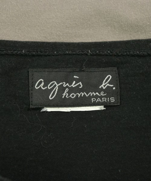 Agnes b. homme（アニエスベーオム）Tシャツ・カットソー 黒 サイズ:-(S位) メンズ/2200721203034