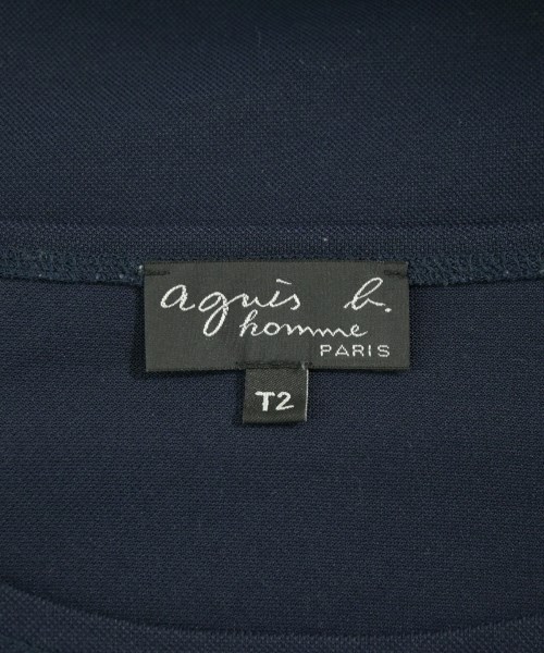 Agnes b. homme（アニエスベーオム）Tシャツ・カットソー 紺 サイズ:T2(M位) メンズ/2200721203041