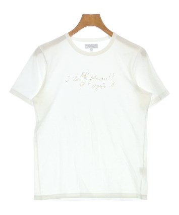Agnes b. homme（アニエスベーオム）Tシャツ・カットソー 白 サイズ:T1