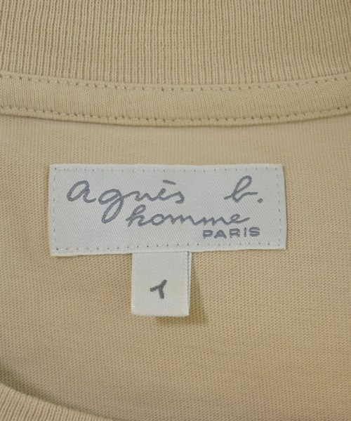 Agnes b. homme（アニエスベーオム）Tシャツ・カットソー ベージュ サイズ:1(S位) メンズ/2200728660014