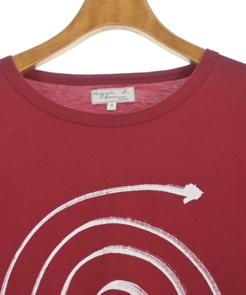 Agnes b. homme（アニエスベーオム）Tシャツ・カットソー 赤 サイズ:2(M位) メンズ/2200683945010