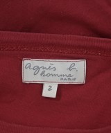 Agnes b. homme（アニエスベーオム）Tシャツ・カットソー 赤 サイズ:2(M位) メンズ/2200683945010