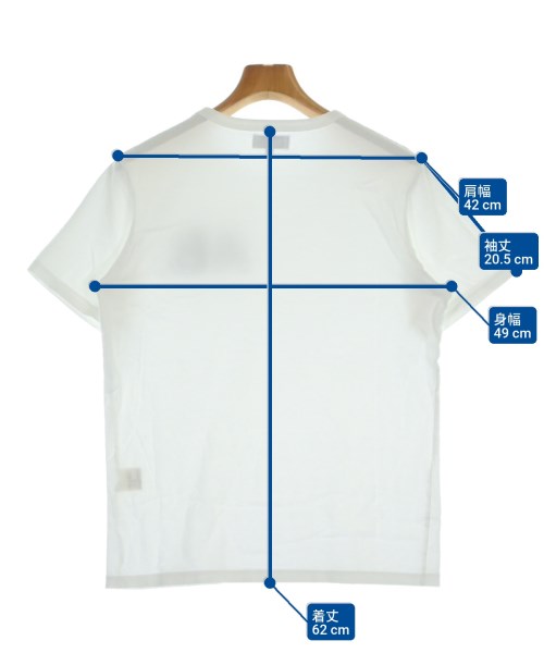 Agnes b. homme（アニエスベーオム）Tシャツ・カットソー 白 サイズ:2(M位) メンズ/2200688215095