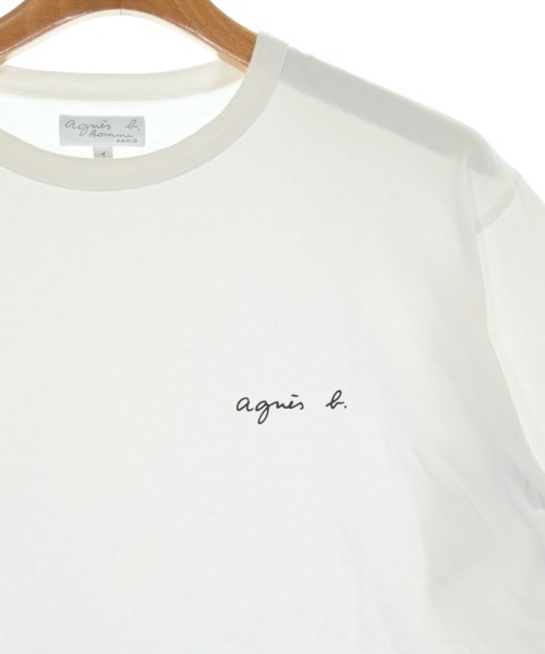Agnes b. homme（アニエスベーオム）Tシャツ・カットソー 白 サイズ:1(S位) メンズ/2200688215156