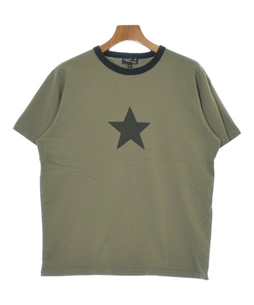 Agnes b. homme(アニエスベーオム)Tシャツ・カットソー カーキ サイズ:3(L位)/2200689403163