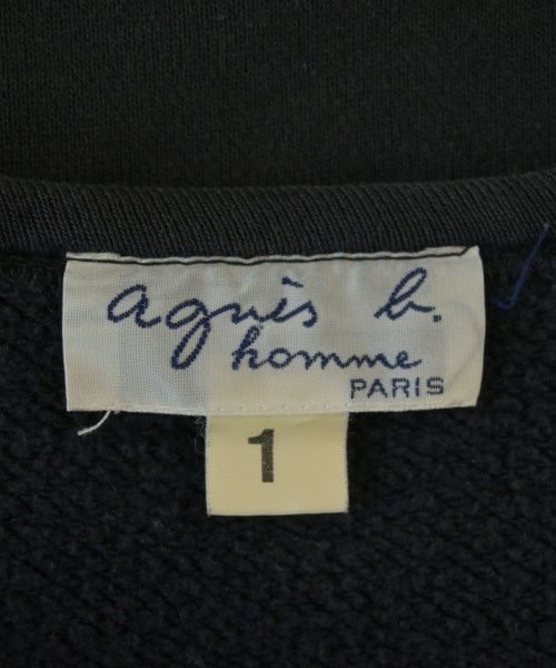 Agnes b. homme（アニエスベーオム）スウェット 黒 サイズ:1(S位) メンズ/2200690303018