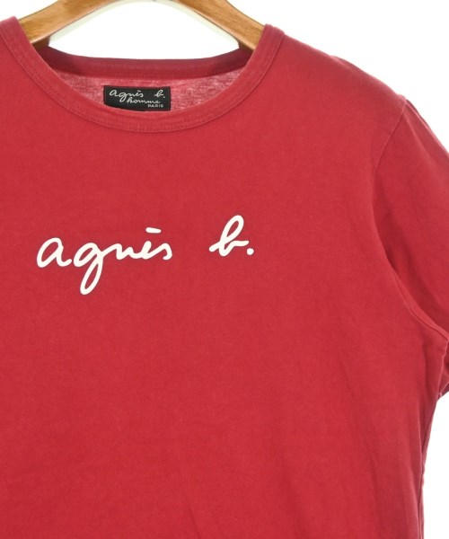 Agnes b. homme（アニエスベーオム）Tシャツ・カットソー 赤 サイズ:1(S位) レディース/2200690777024