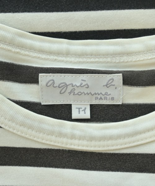 Agnes b. homme（アニエスベーオム）Tシャツ・カットソー 白 サイズ:T1(S位) メンズ/2200693023029