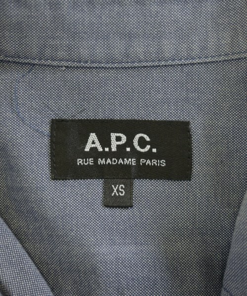 A.P.C.（アーペーセー）カジュアルシャツ 紺 サイズ:XS メンズ/2200472952021