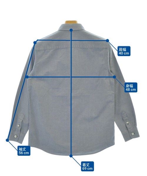 A.P.C.（アーペーセー）カジュアルシャツ 紺 サイズ:XS メンズ/2200472952021