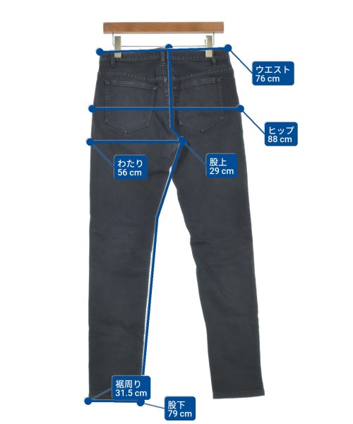 A.P.C.（アーペーセー）デニムパンツ 黒 サイズ:29(S位) メンズ/2200620557061