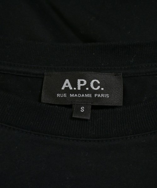 A.P.C.（アーペーセー）Tシャツ・カットソー 黒 サイズ:S メンズ/2200621092110