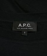 A.P.C.（アーペーセー）Tシャツ・カットソー 黒 サイズ:S メンズ/2200621092110