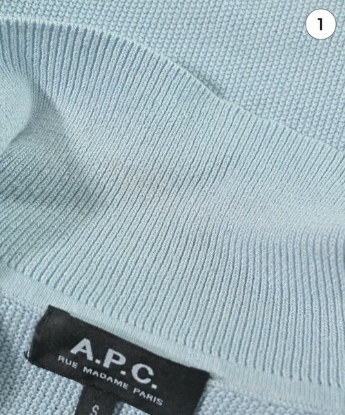A.P.C.（アーペーセー）ニット・セーター 青 サイズ:S メンズ/2200635534057