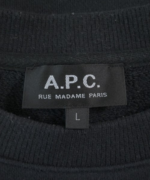 A.P.C.（アーペーセー）スウェット 黒 サイズ:L メンズ/2200636362017