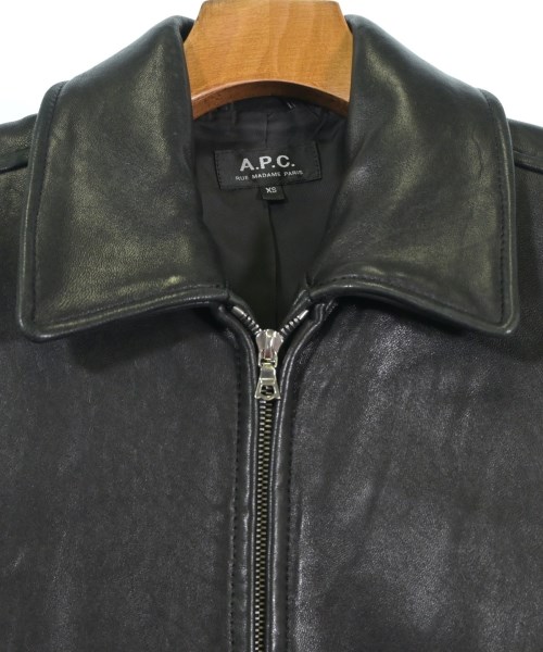A.P.C.（アーペーセー）ライダース 黒 サイズ:XS メンズ/2200636518025