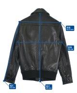 A.P.C.（アーペーセー）ライダース 黒 サイズ:XS メンズ/2200636518025