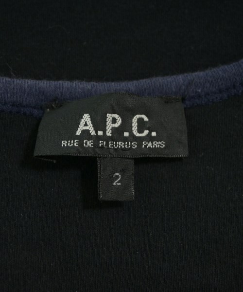 A.P.C.（アーペーセー）Tシャツ・カットソー 黒 サイズ:2(M位) メンズ/2200636526013