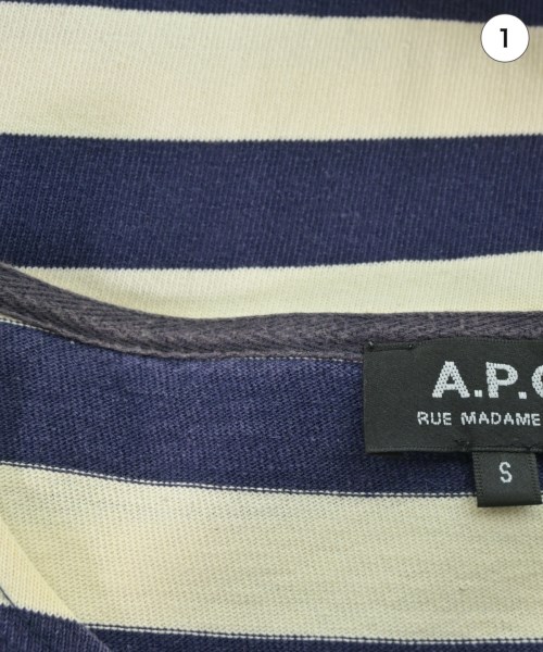 A.P.C.（アーペーセー）Tシャツ・カットソー 紺 サイズ:S メンズ/2200636864023
