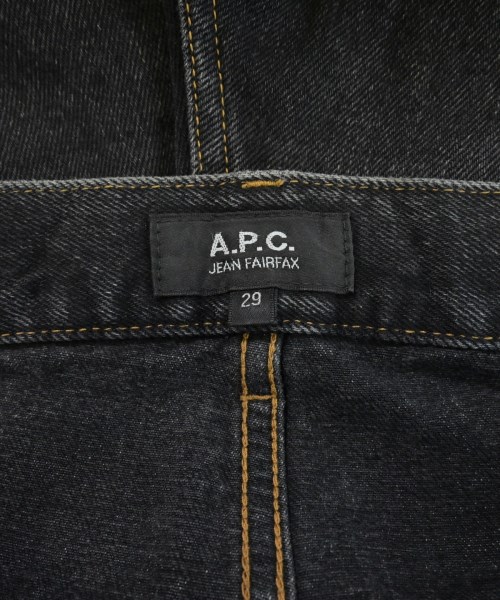 A.P.C.（アーペーセー）デニムパンツ 黒 サイズ:29(S位) メンズ/2200637383059