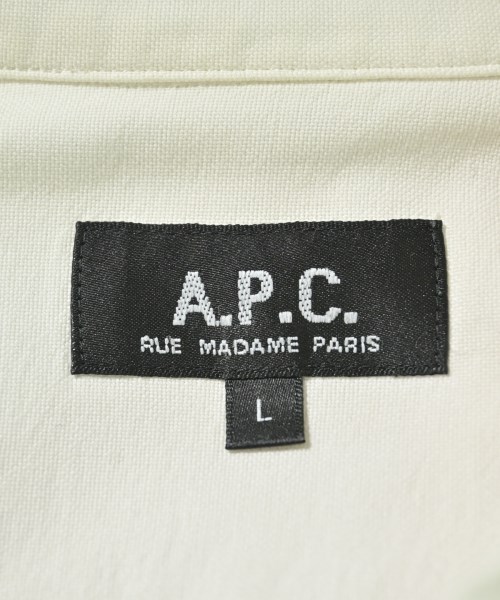 A.P.C.（アーペーセー）カジュアルシャツ 白 サイズ:L メンズ/2200637749046