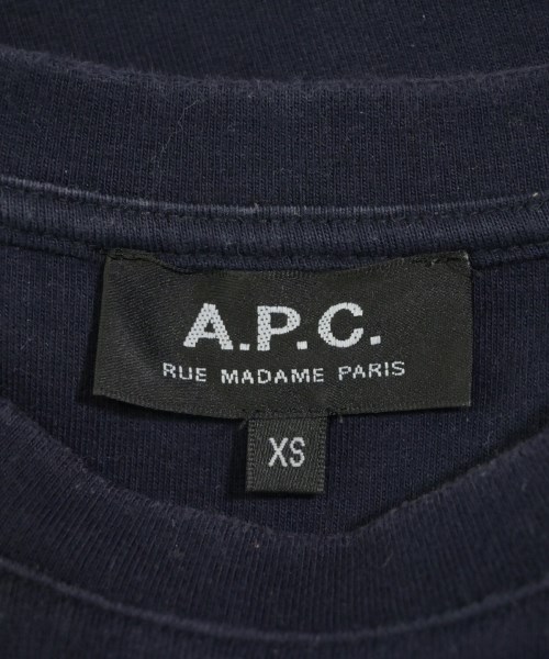A.P.C.（アーペーセー）Tシャツ・カットソー 紺 サイズ:XS メンズ/2200631461203