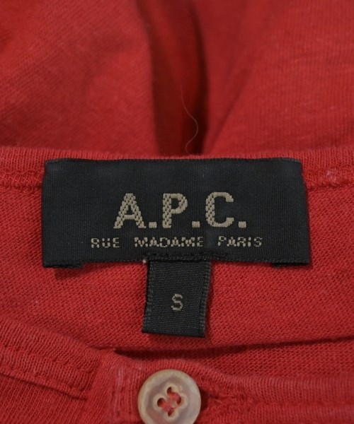 A.P.C.（アーペーセー）Tシャツ・カットソー 赤 サイズ:S メンズ/2200638374032