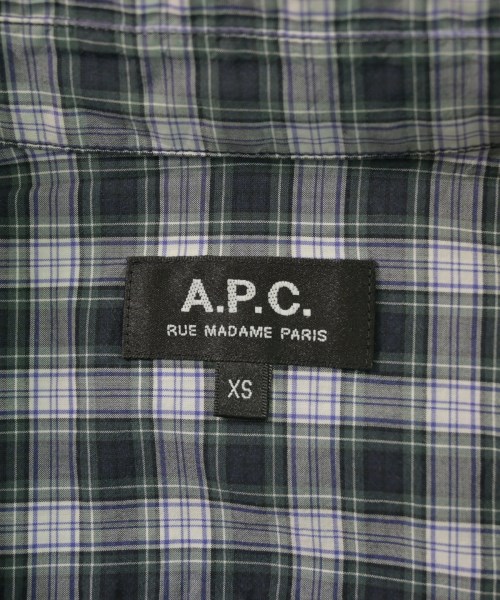 A.P.C.（アーペーセー）カジュアルシャツ 黒 サイズ:XS メンズ/2200639166018