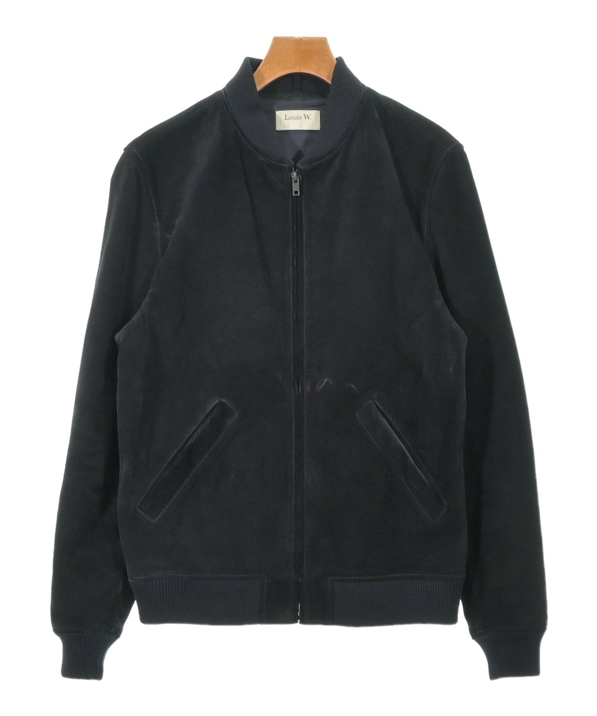 A.P.C. ブラック ジップアップジャケット Sサイズ A.P.C.（アーペーセー）ライダース 黒 サイズ:S メンズ/2200637927093