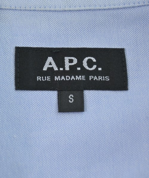 A.P.C.（アーペーセー）カジュアルシャツ 青 サイズ:S メンズ/2200626569082
