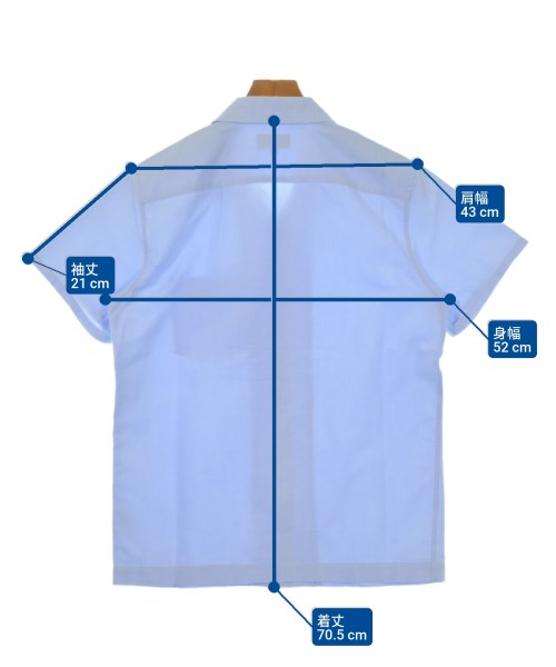 A.P.C.（アーペーセー）カジュアルシャツ 青 サイズ:S メンズ/2200626569082