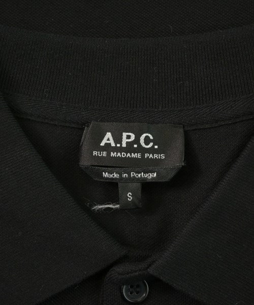 A.P.C.（アーペーセー）ポロシャツ 黒 サイズ:S メンズ/2200628742049