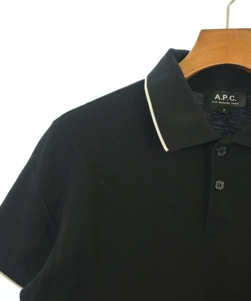 A.P.C.（アーペーセー）ポロシャツ 黒 サイズ:S メンズ/2200628742056