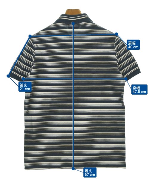 A.P.C.（アーペーセー）ポロシャツ 紺 サイズ:S メンズ/2200628742063