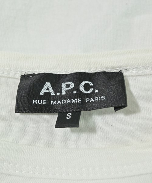A.P.C.（アーペーセー）Tシャツ・カットソー 白 サイズ:S メンズ/2200635492111