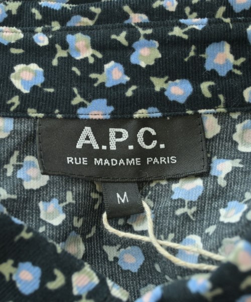 A.P.C.（アーペーセー）カジュアルシャツ 黒 サイズ:M メンズ/2200641005022