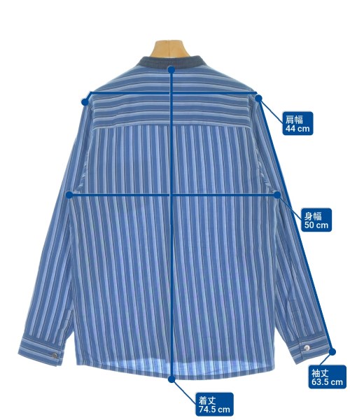 A.P.C.（アーペーセー）カジュアルシャツ 紺 サイズ:M メンズ/2200641005039