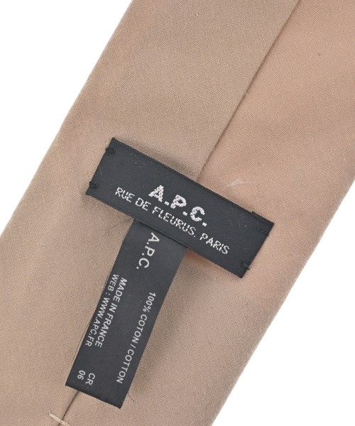 A.P.C.（アーペーセー）ネクタイ ベージュ サイズ:- メンズ/2200641574191