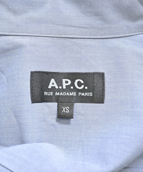 A.P.C.（アーペーセー）カジュアルシャツ 青 サイズ:XS メンズ/2200641797019