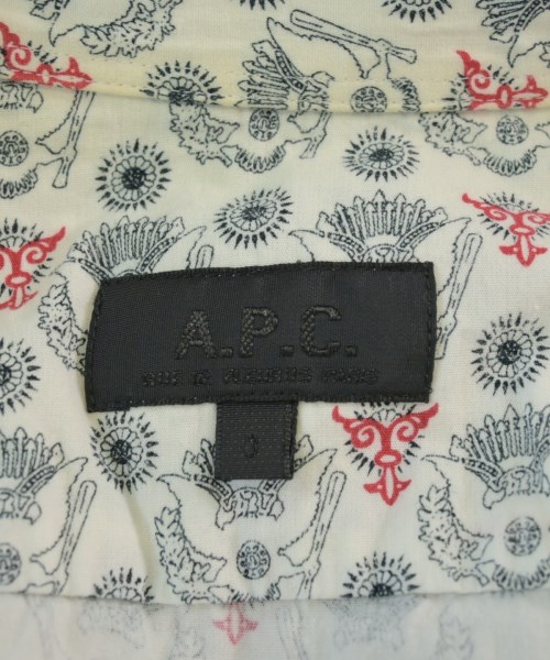 A.P.C.（アーペーセー）カジュアルシャツ 白 サイズ:0(XS位) メンズ/2200627703041