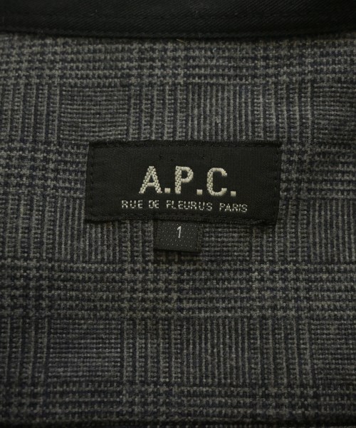 A.P.C.（アーペーセー）カジュアルシャツ グレー サイズ:1(M位) メンズ/2200642008015