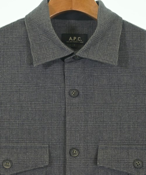 A.P.C.（アーペーセー）カジュアルシャツ グレー サイズ:1(M位) メンズ/2200642008015