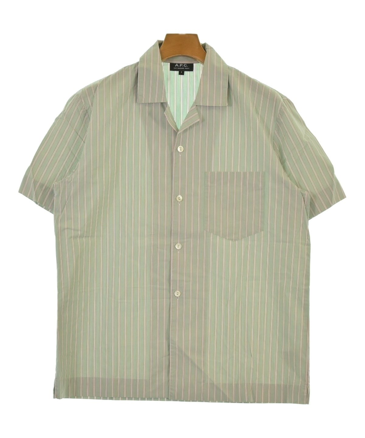 A.P.C.（アーペーセー）カジュアルシャツ 緑 サイズ:S メンズ