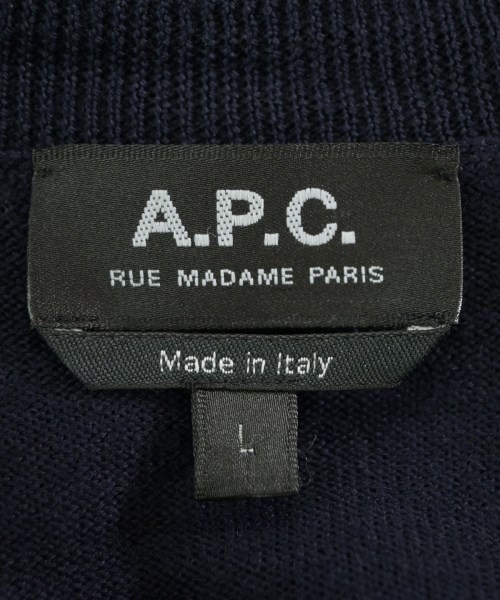 A.P.C.（アーペーセー）ニット・セーター 紺 サイズ:L メンズ/2200626883089