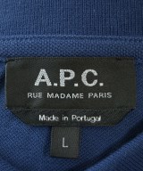 A.P.C.（アーペーセー）ポロシャツ 青 サイズ:L メンズ/2200642493118